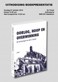 Boekpresentatie 'Oorlog, Hoop en Overwinning'