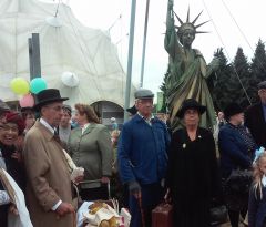 Exodusgrp bij Bevrijdingsmuseum