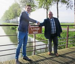 Linge borden onthulling